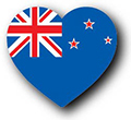 Flag of New Zealand image [Heart1]