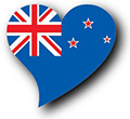 Flag of New Zealand image [Heart2]