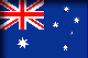 Flag of Australia drop shadow image