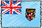 Flag of Fiji handwritten image