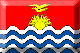 Flag of Kiribati emboss image