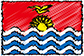 Flag of Kiribati handwritten image