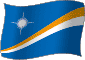 Flag of Marshall flickering gradation image