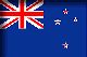 Flag of New Zealand drop shadow image