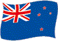Flag of New Zealand flickering image