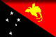Flag of Papua New Guinea drop shadow image
