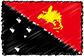 Flag of Papua New Guinea handwritten image