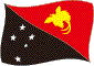 Flag of Papua New Guinea flickering image