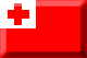 Flag of Tonga emboss image