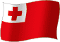 Flag of Tonga flickering gradation image