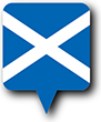 Flag of Scotland image [Round pin]
