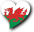 Flag of Wales image [Heart2]