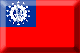 Flag of Myanmar emboss image