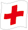 Flag of Redcross flickering image