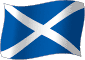Flag of Scotland flickering gradation image