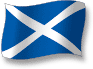 Flag of Scotland flickering gradation shadow image