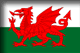 Flag of Wales drop shadow image