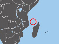 Location of Union of Comoros