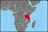 Map of Tanzania small image