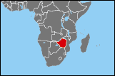 Map of Zimbabwe small image