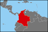 Map of Colombia small image