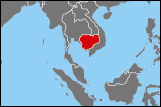 Map of Cambodia small image