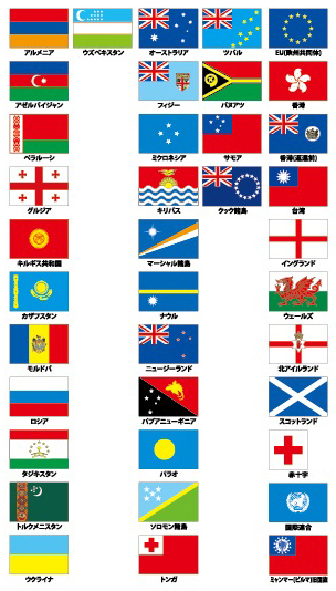 NIS地域オセアニア地域その他の国旗の画像