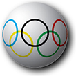オリンピックの国旗半球フリー画像