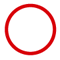赤い輪の画像