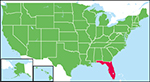 フロリダ州の位置