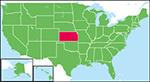 カンザス州の位置
