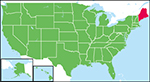 メイン州の位置