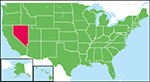 ネバダ州の位置