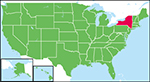 ニューヨーク州の位置