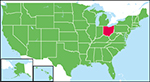 オハイオ州の位置