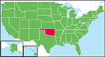 オクラホマ州の位置