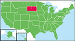 サウスダコタ州の位置