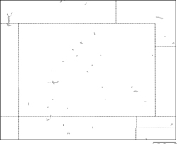 コロラド州白地図