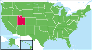 ユタ州の位置