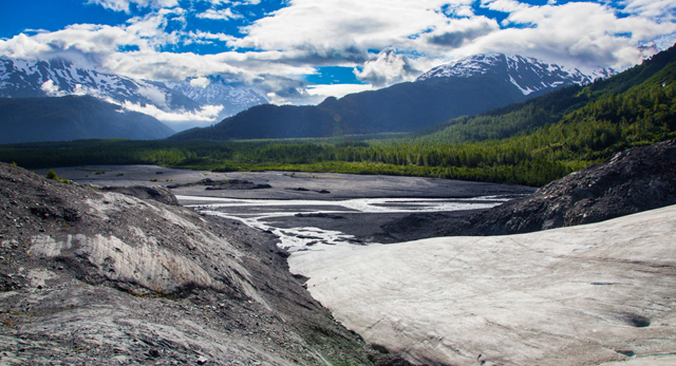 アラスカのイグジット氷河の画像