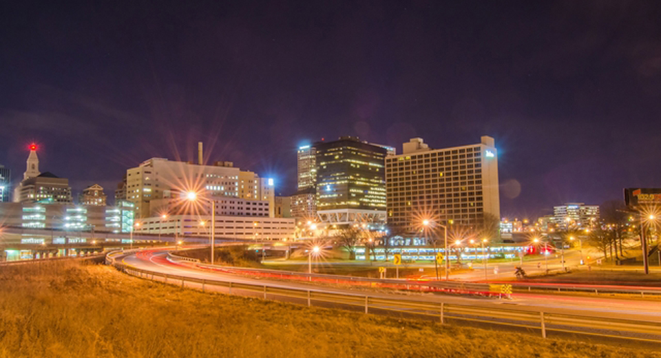 ハートフォードの夜景の画像