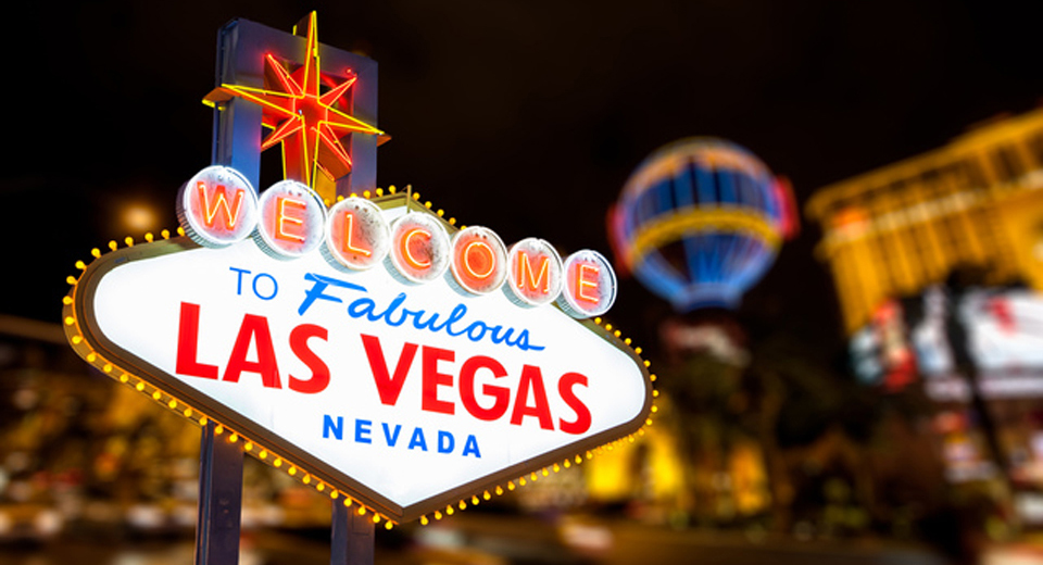 ラスベガスの看板の画像