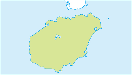 海南省地図のフリーデータの画像