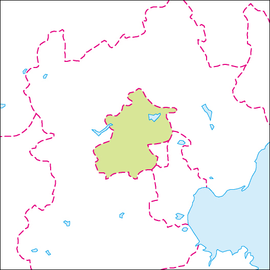北京市地図のフリーデータの画像