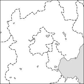 北京市白地図の小さい画像
