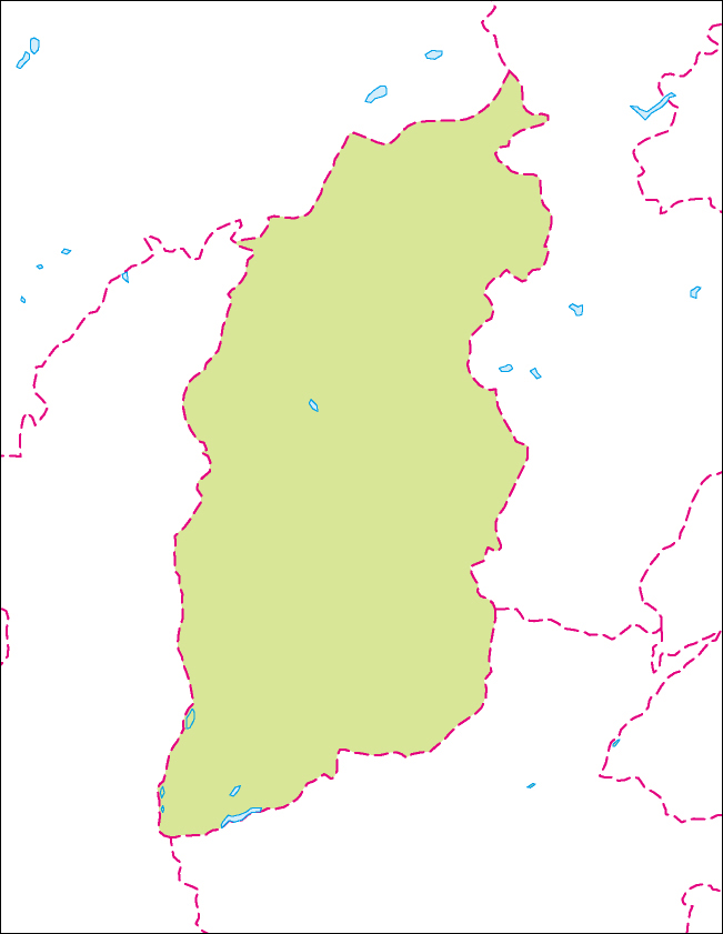 山西省地図のフリーデータの画像