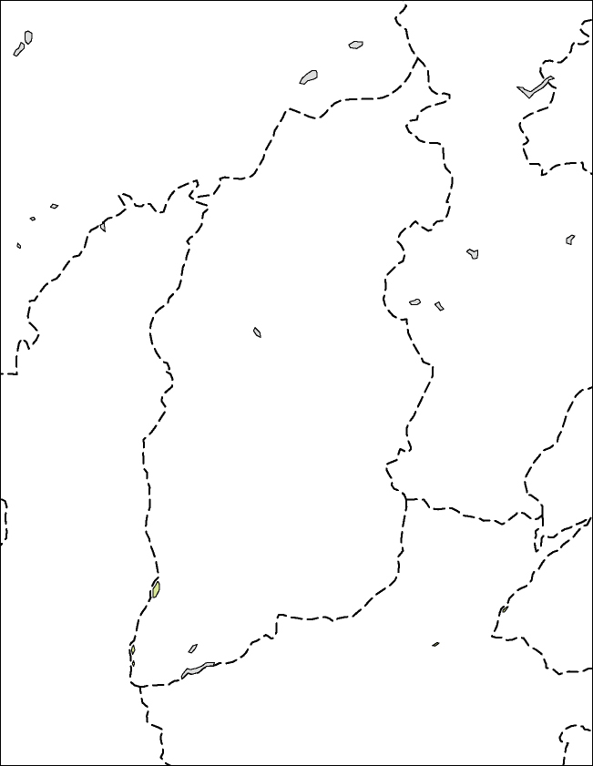 山西省白地図のフリーデータの画像