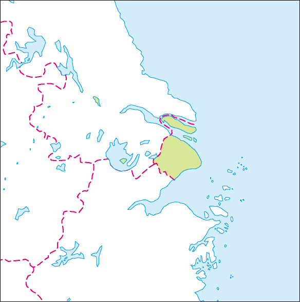 上海市地図のフリーデータの画像