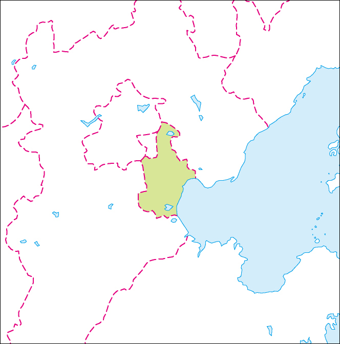 天津市地図のフリーデータの画像