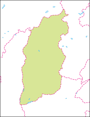 山西省地図の小さい画像